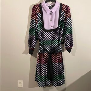 Eloquii size 22 flowered collared dress